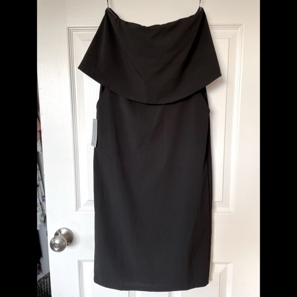 Lulu’s Lots of Love Strapless Midi Dress (black) - Picture 1 of 5